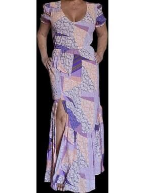 Lovestitch Walking on Sunshine Maxi Dress Large, NWT
